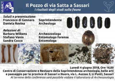 Locandina Conferenza pozzo via Satta